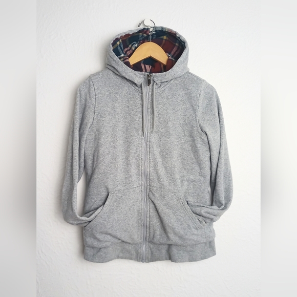 The North Face Gray Full Zipped Hoodie Size S - Picture 2 of 7